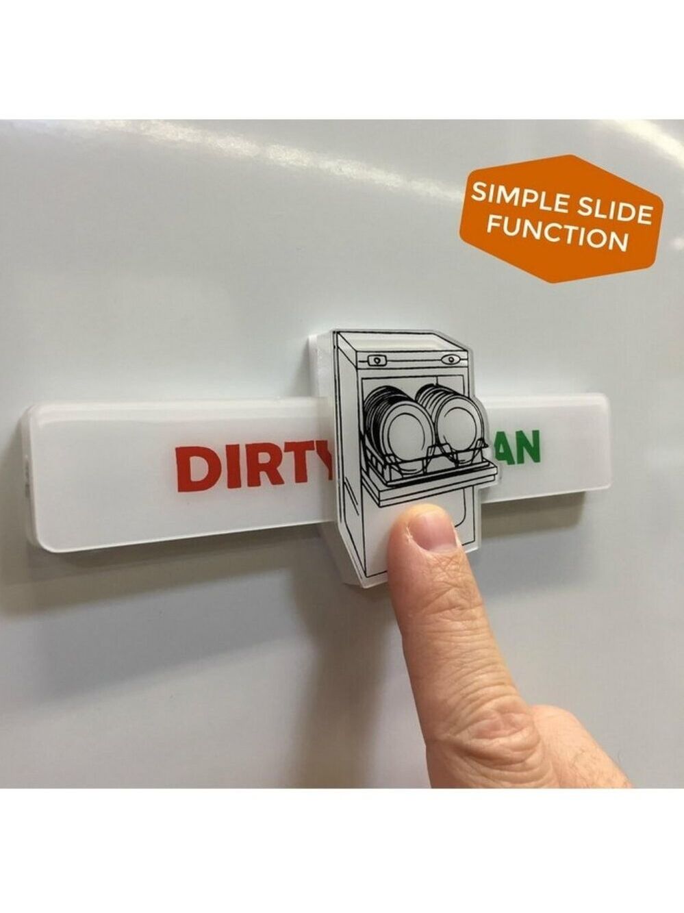 Clean Dirty Dishwasher Magnet Sign - Picture 3 of 6